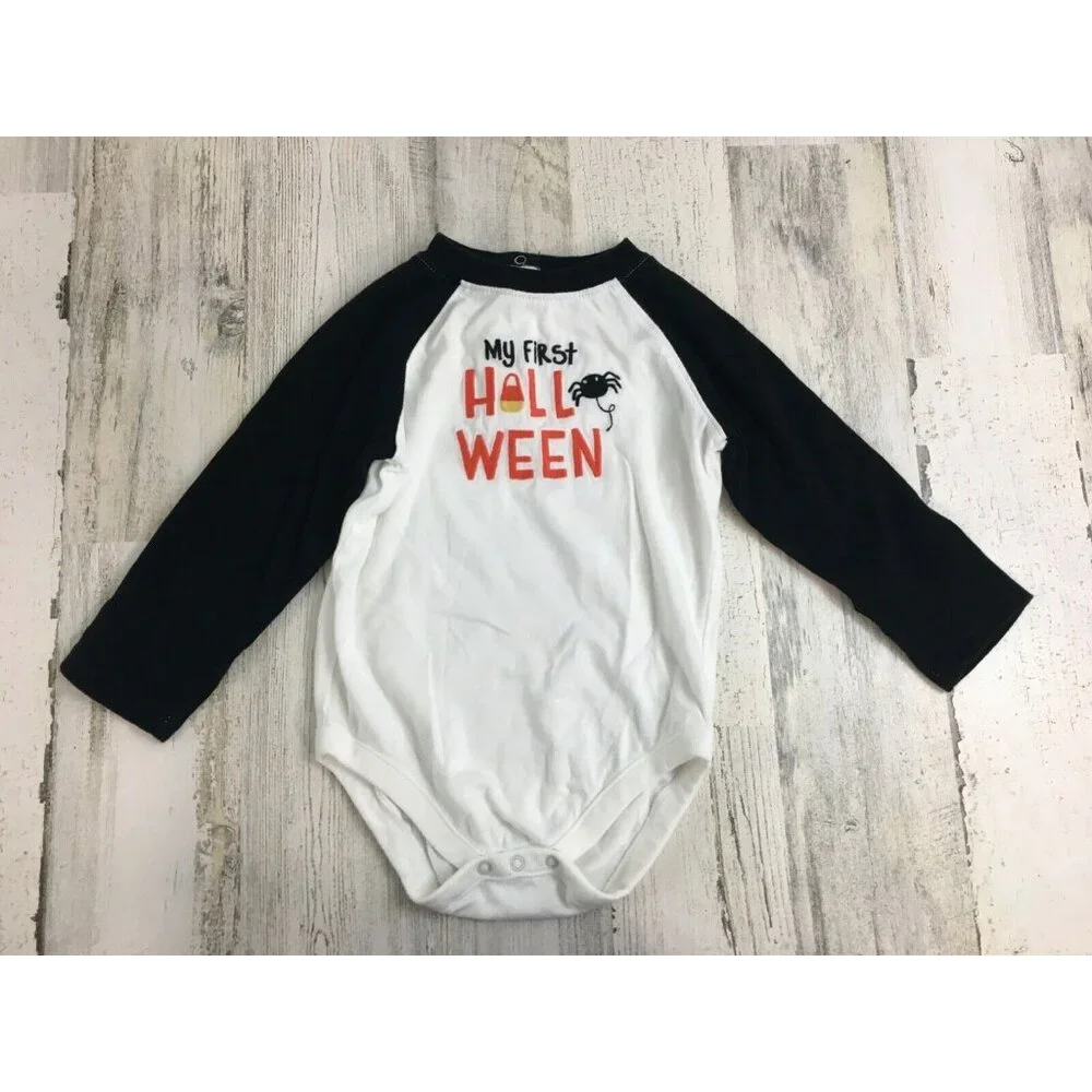 Gymboree 18 24 M My First Halloween Long Sleeve Bodysuit Carters Pumpkin Bib Set